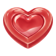 Corazón rojo